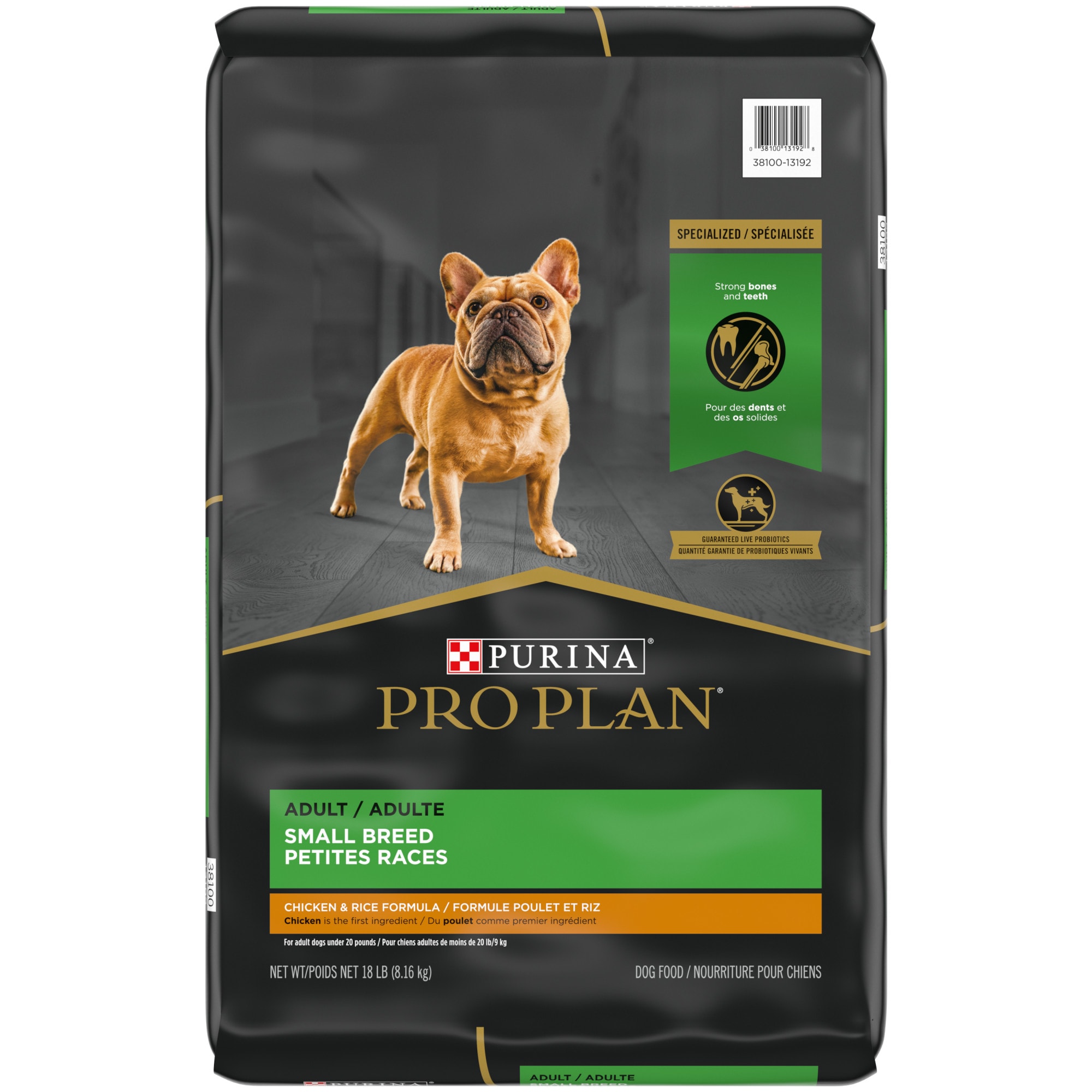 Purina Pro Plan High Calorie and Protein Small Breed Chicken & Rice Formula Dry Dog Food Pet