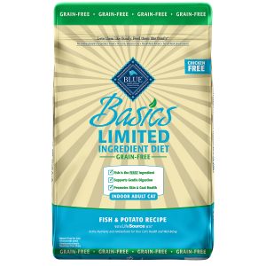 Blue Buffalo Blue Basics Adult Grain-Free Fish and Potato Recipe Dry Cat Food