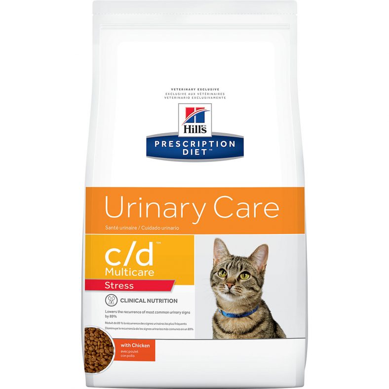 Hills Prescription Diet C/D Urinary Stress Cat Food / Hill's Prescription Diet c/d Urinary Stress : Please consult your veterinarian for further information on how our prescription diet foods can help your cat to continue to enjoy a happy and active life.