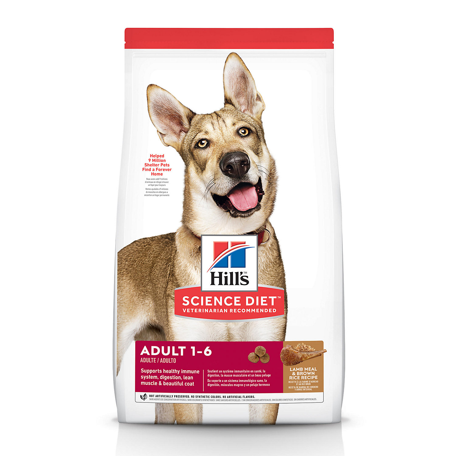Hill's Science Diet Adult Lamb Meal & Brown Rice Recipe Dry Dog Food