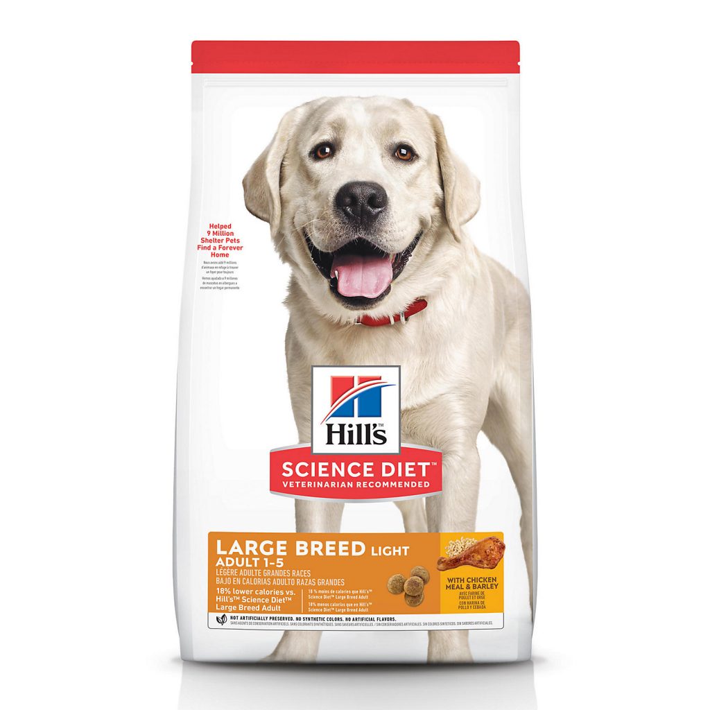 Hill's Science Diet Adult Light Large Breed with Chicken Meal & Barley