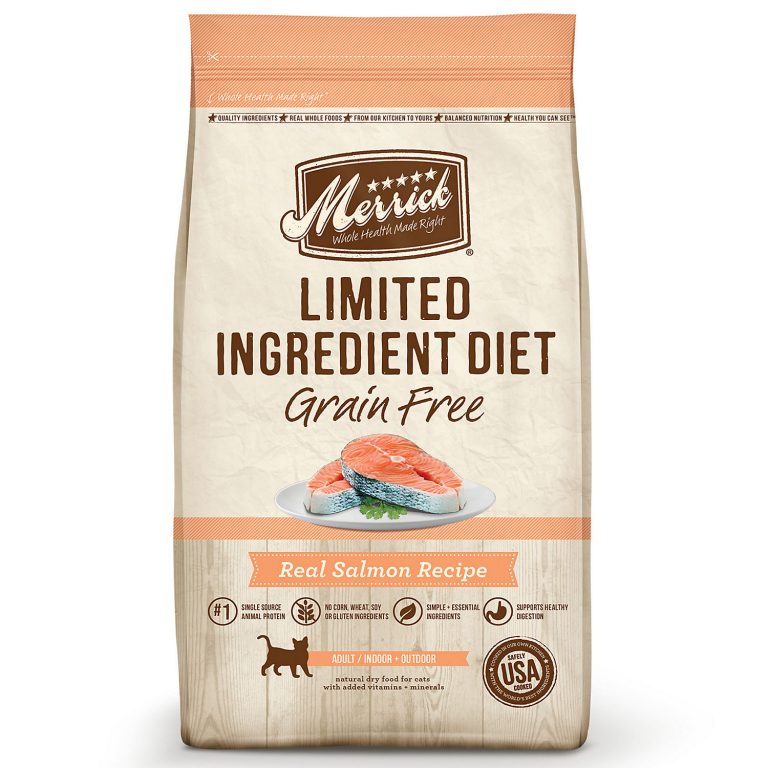 Merrick Limited Ingredient Diet Grain Free Salmon Dry Cat Food Pet