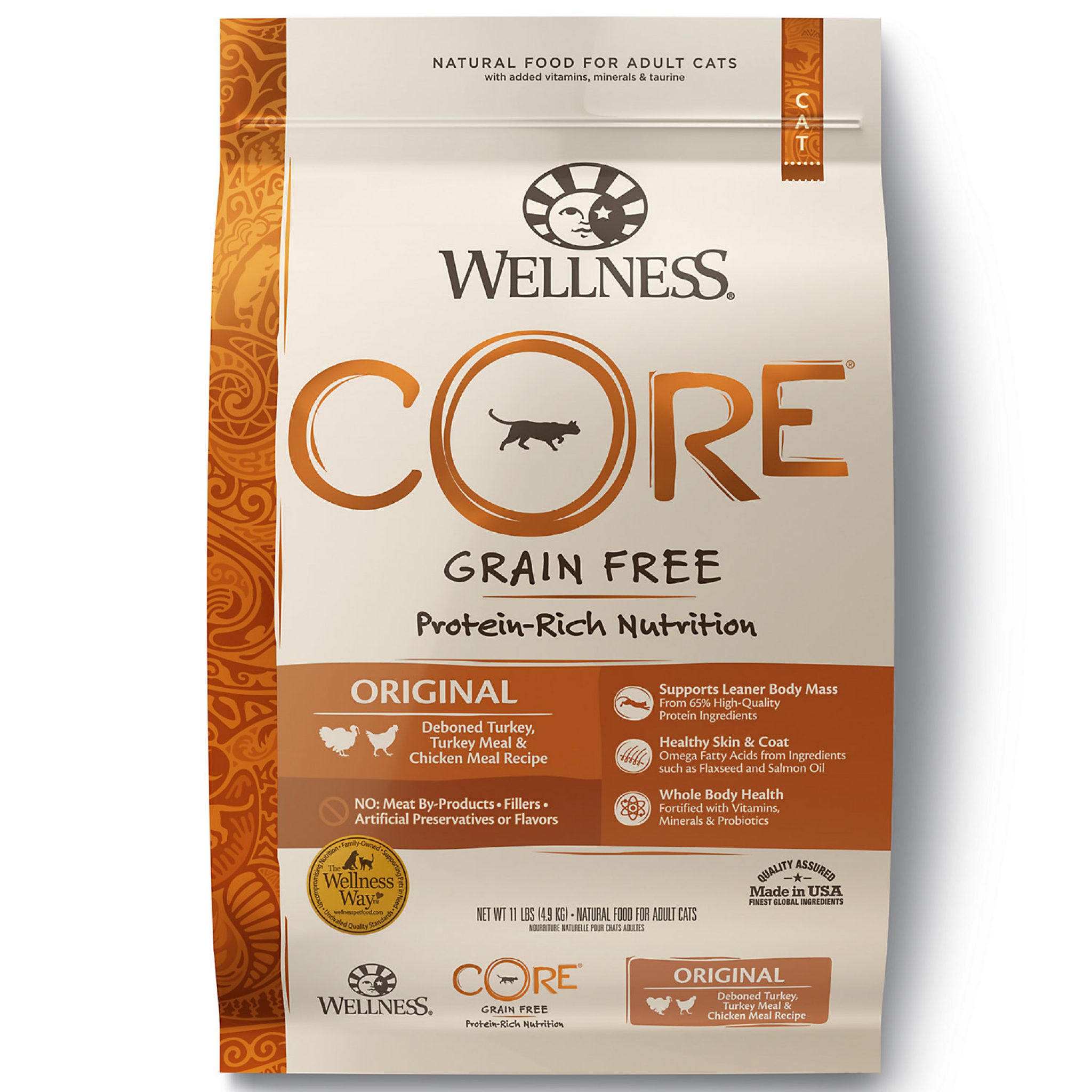 Wellness CORE Natural Grain Free Original Turkey, Turkey Meal, and