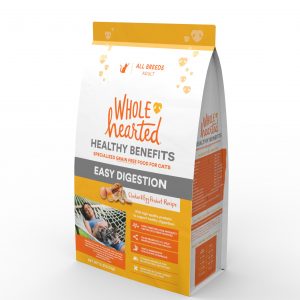 WholeHearted Healthy Digestion Chicken and Egg Product Recipe Dry Cat Food, 5 lbs.