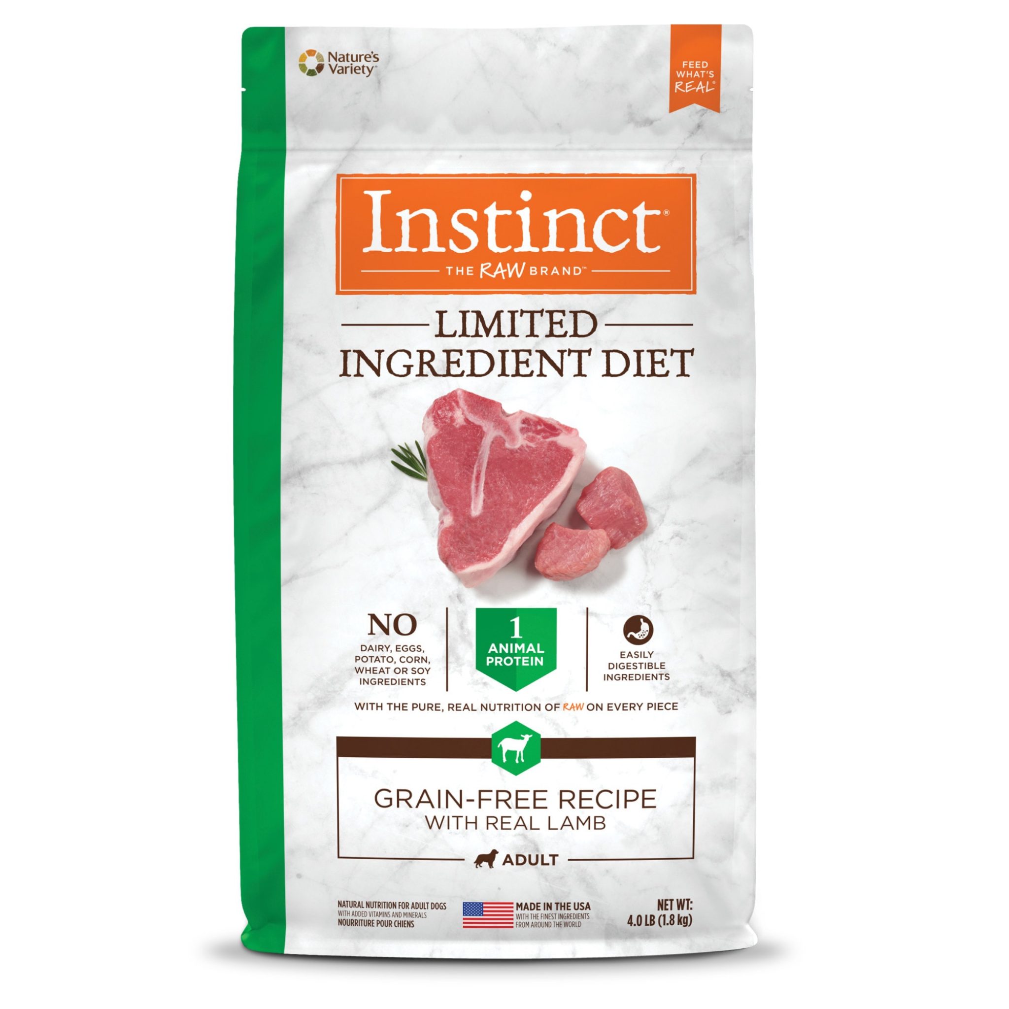 Instinct Limited Ingredient Diet GrainFree Recipe with Real Lamb