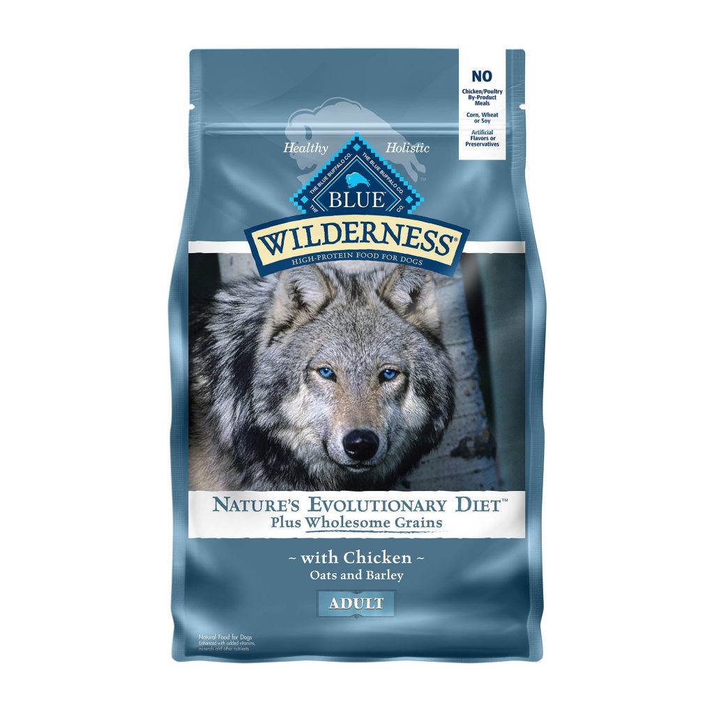 Blue Buffalo Blue Wilderness plus Wholesome Grains High Protein Natural Adult Chicken Dry Dog