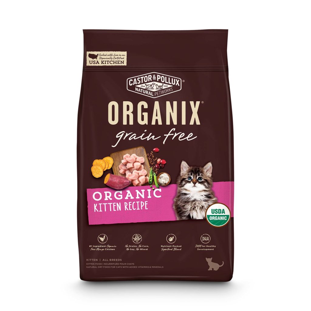 Castor & Pollux Organix Grain Free Organic Kitten Recipe Cat Dry Food