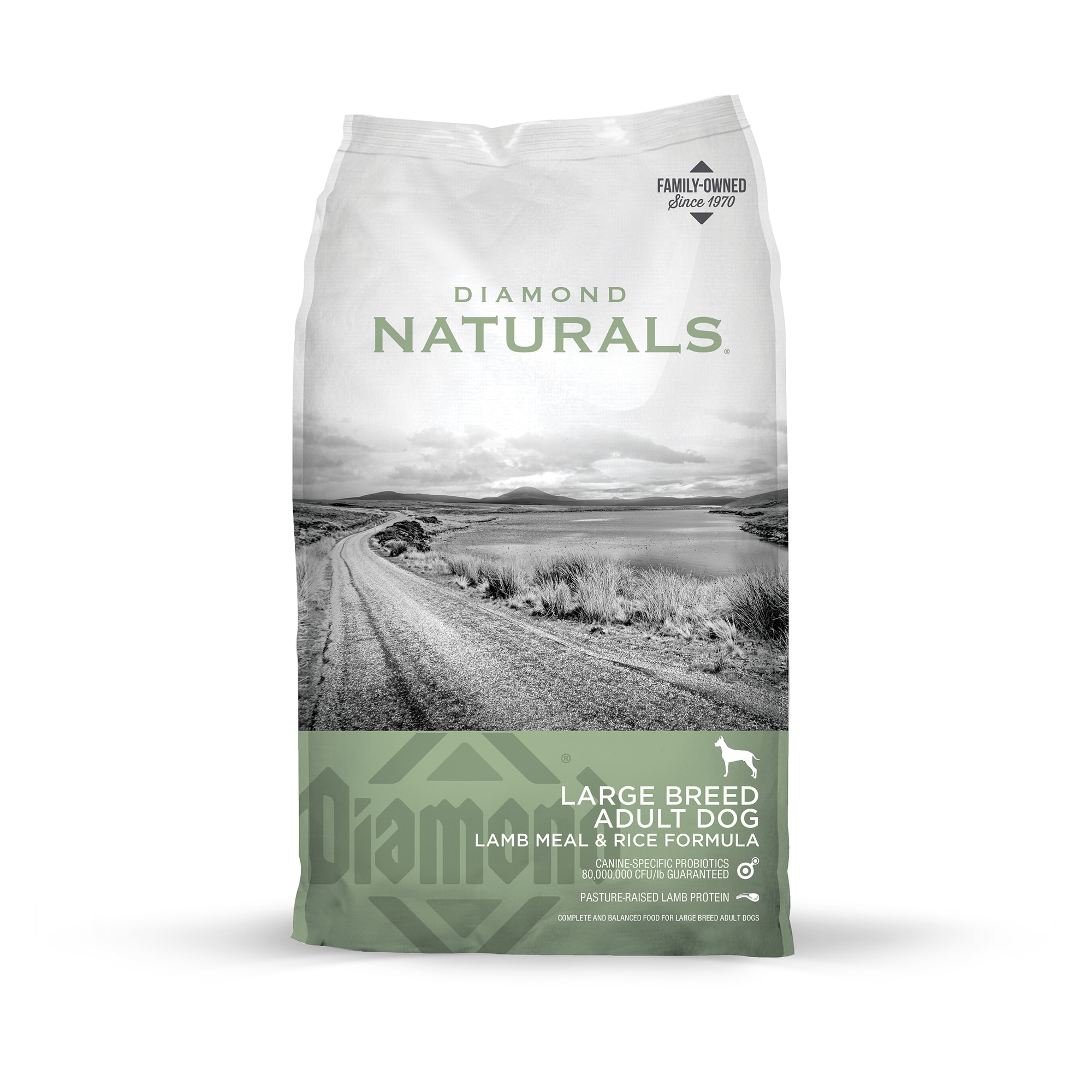 Diamond Naturals Large Breed Lamb Meal and Rice Adult Dry Dog Food, 40 lbs.