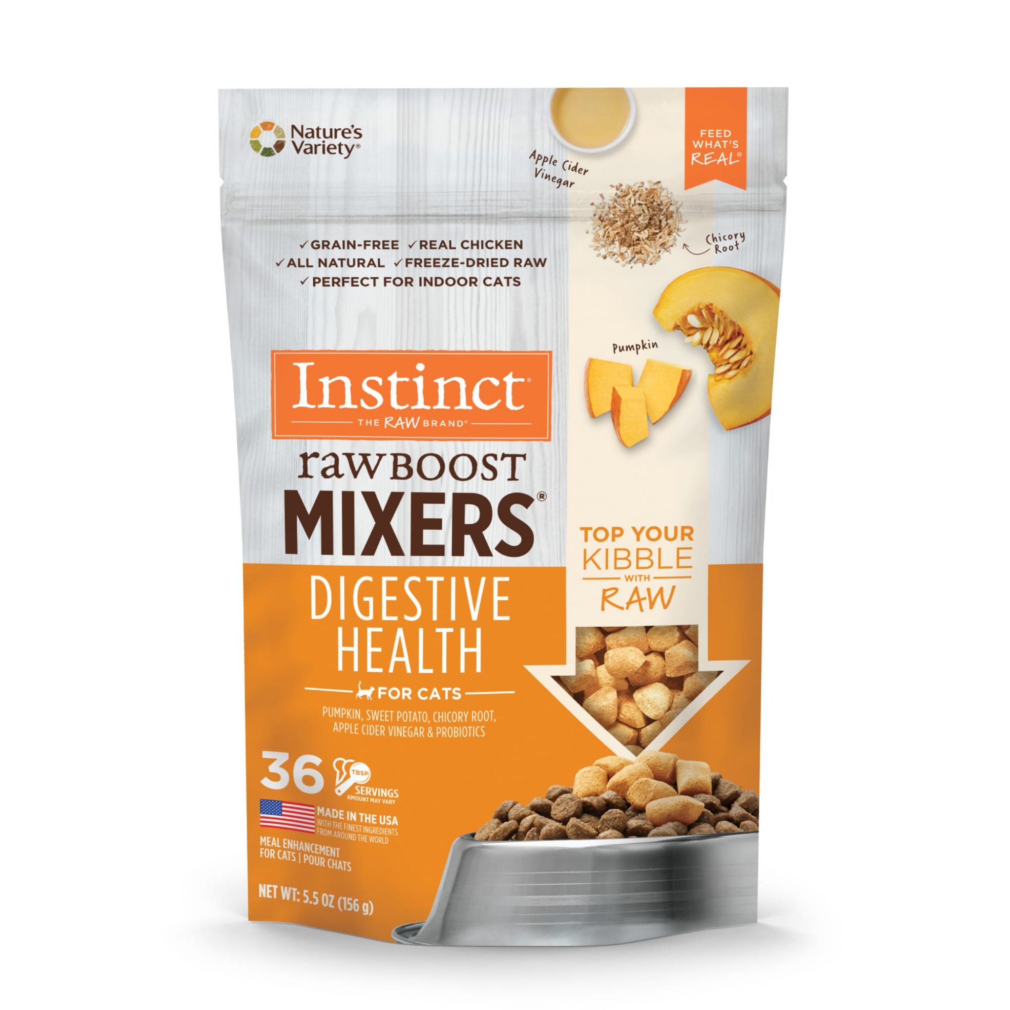 Instinct FreezeDried Raw Boost Mixers GrainFree Digestive Health