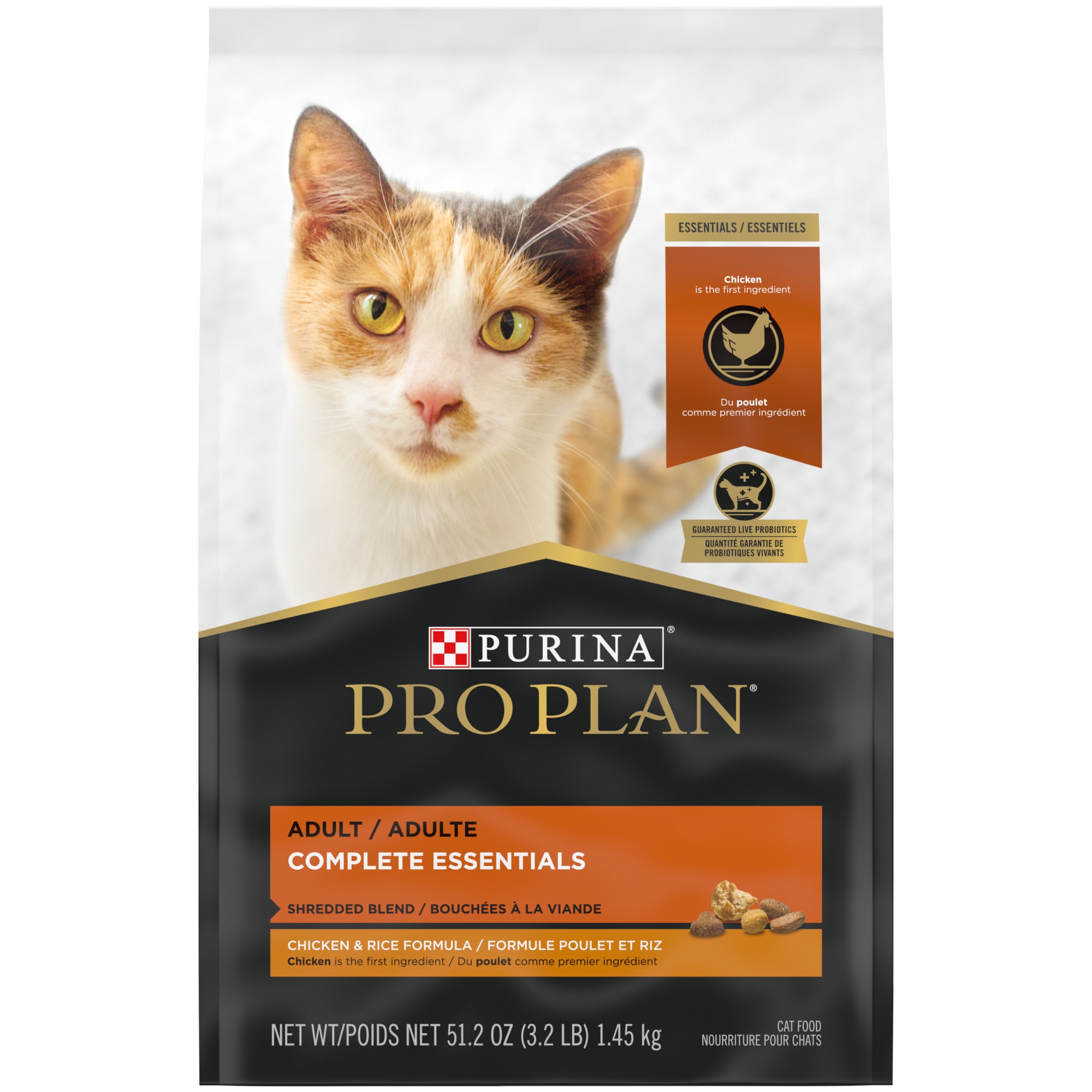 Purina Pro Plan With Probiotics Shredded Blend Chicken ...
