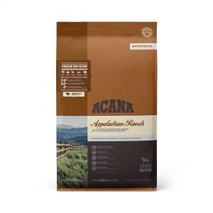ACANA Appalachian Ranch Regionals Biologically Appropriate Dry Dog Food, 25 LB Bag, 25 LBS