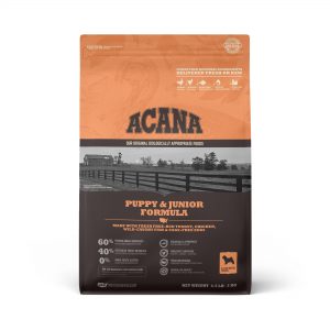 ACANA Puppy & Junior Formula, Turkey Chicken Fish & Eggs Dry Dog Food, 4.5 LB, 4.5 LBS