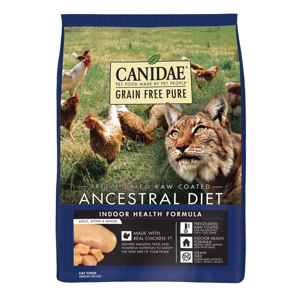 Canidae PURE Ancestral Grain Free Raw Coated Indoor Chicken Dry Cat