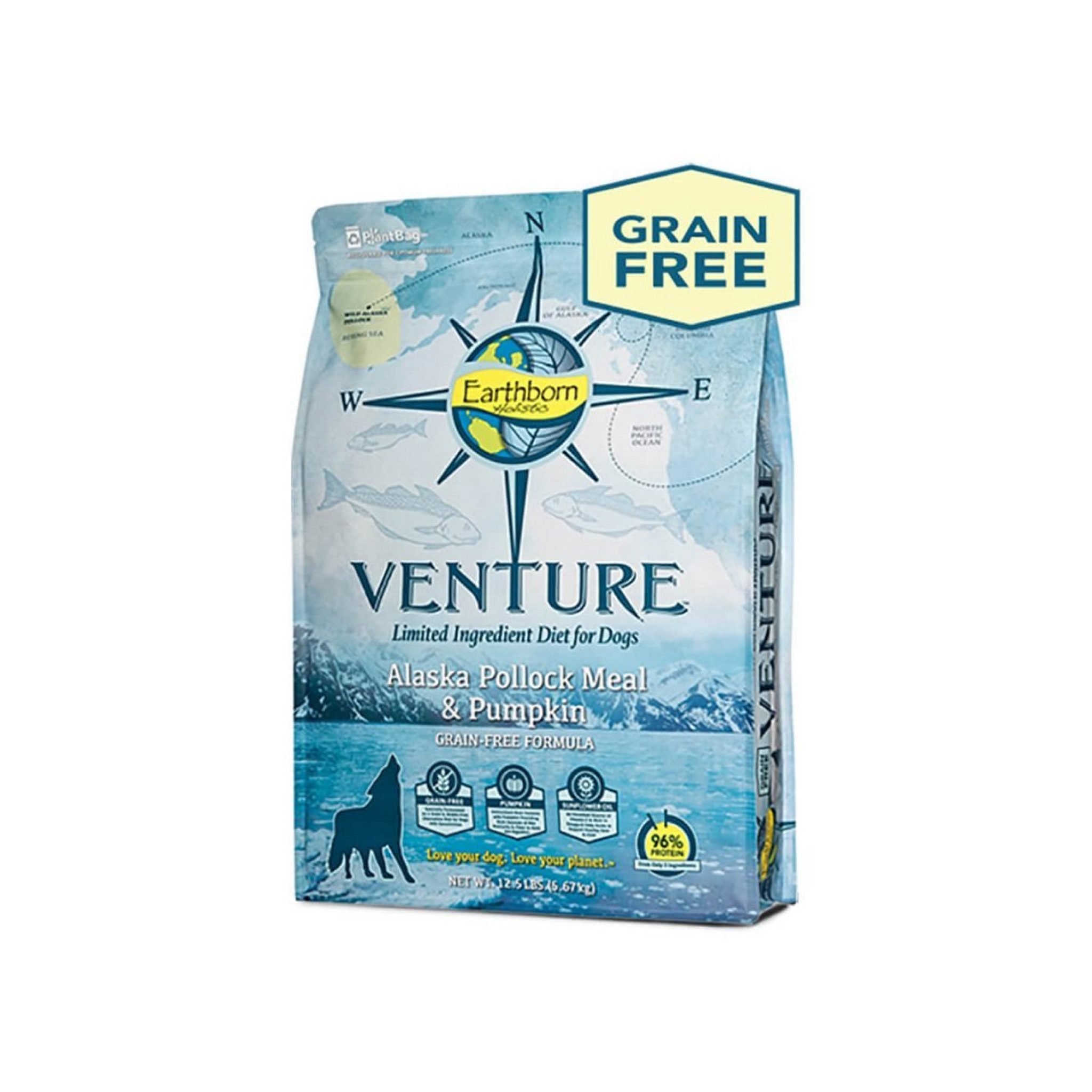 Earthborn Holistic GrainFree Limited Ingredient Diet Dry Venture Dog