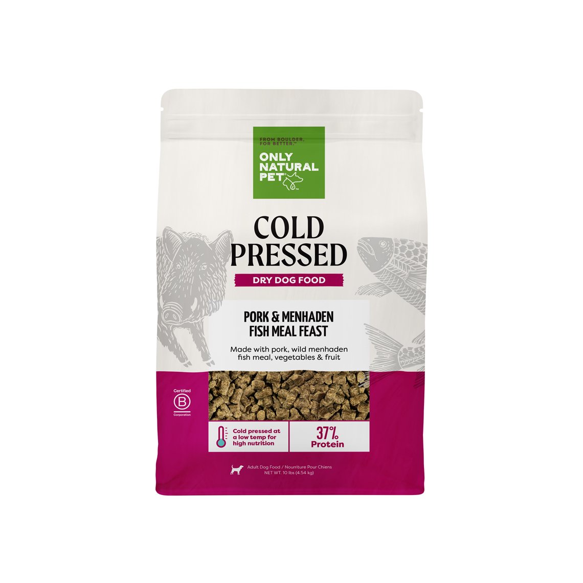 cold pressed dog kibble