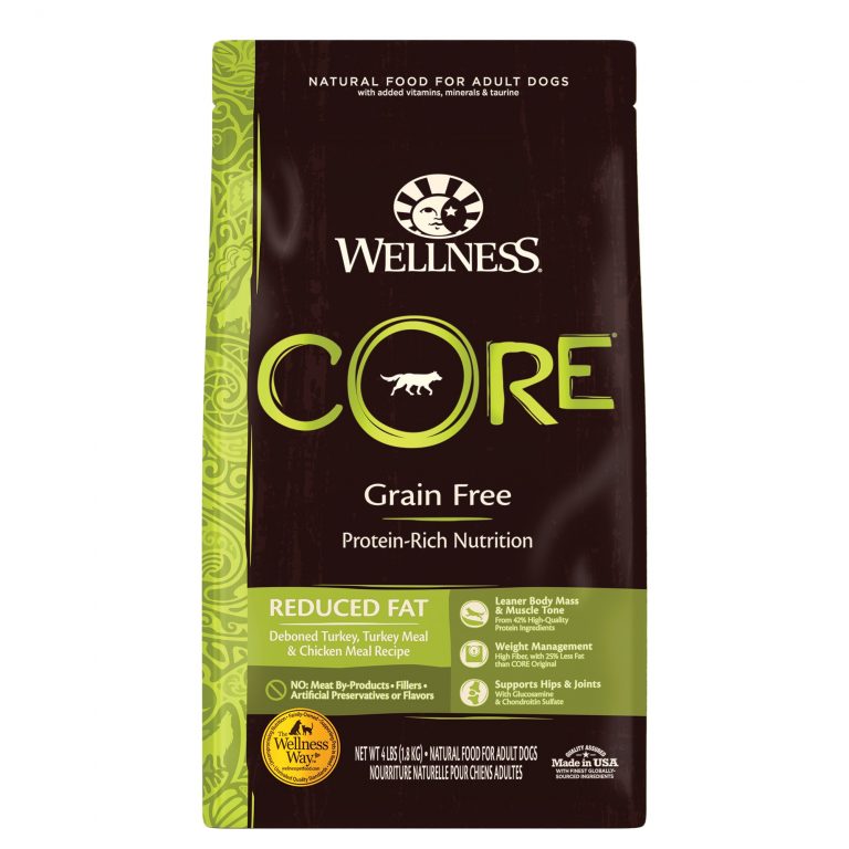 Wellness CORE Natural Grain Free Reduced Fat Dry Dog Food, 4 lbs. Pet
