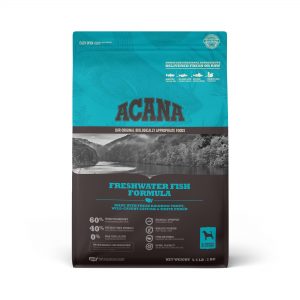 ACANA Grain-Free Freshwater Fish Whole Trout Catfish and Perch Dry Dog Food, 4.5 lbs.