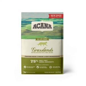 ACANA Grain-Free Grasslands Chicken Duck Turkey Fish and Quail Dry Cat Food