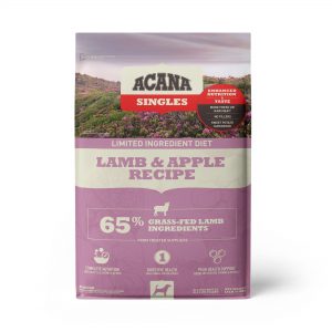 ACANA Singles Limited Ingredient Diet High Protein Lamb & Apple Dry Dog Food, 13 lbs.