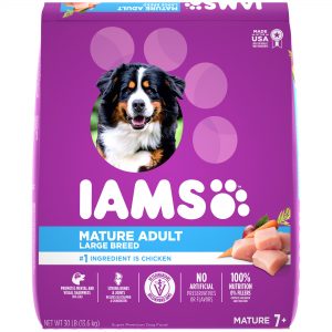 Top set page Review Iams ProActive Health Mature Adult Large Breed Chicken Kibble Dry Dog Food