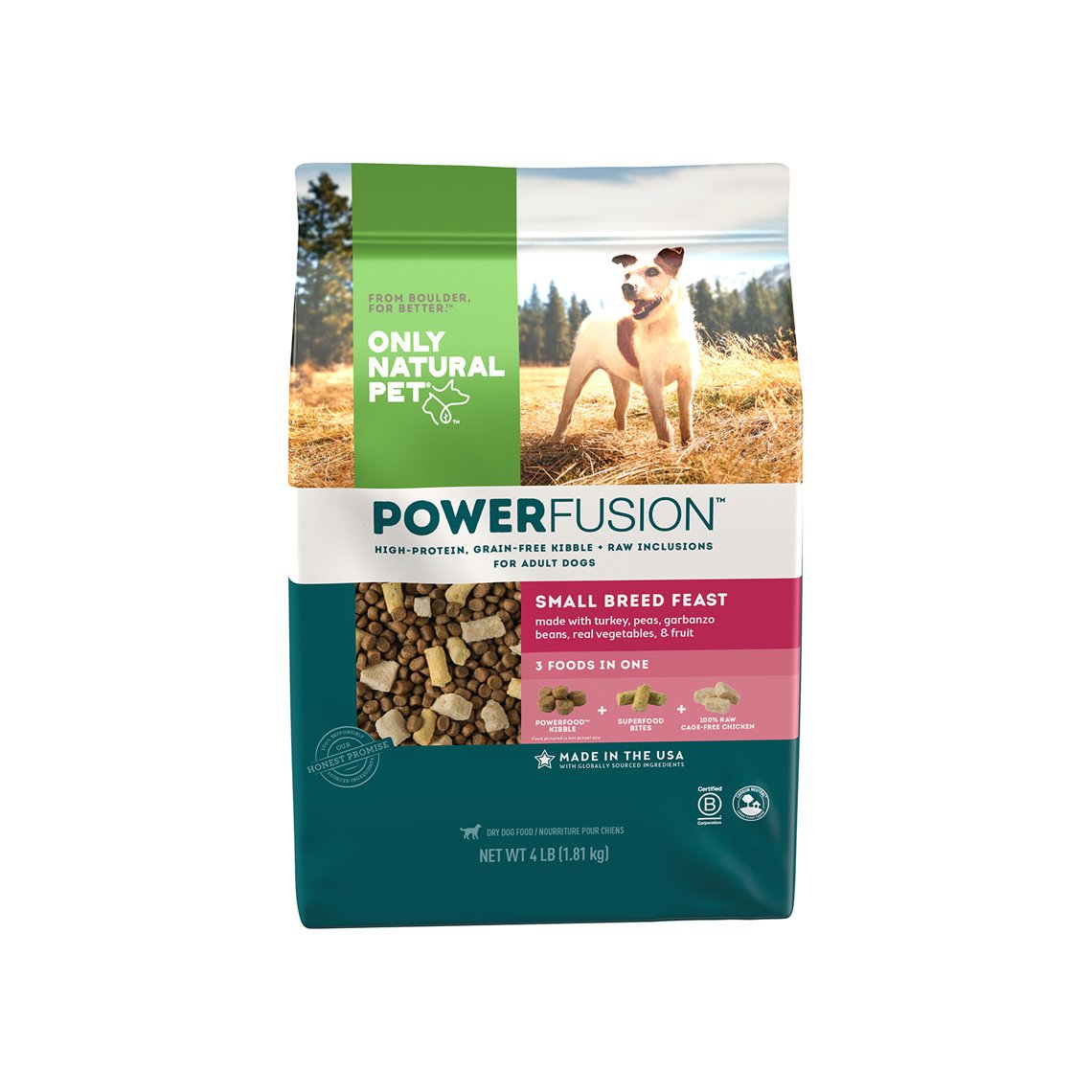 Only Natural Pet PowerFusion Small Breed Feast Dog Food