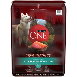 Homepage Recompare Review Purina ONE High Protein Natural True Instinct With Real Salmon & Tuna Dry Dog Food