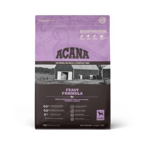 ACANA Grain-Free Feast Duck Turkey and Quail Dry Dog Food, 4.5 lbs.