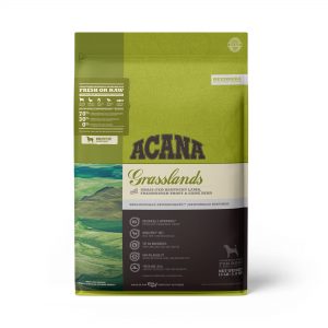 ACANA Grasslands Grain Free High Protein Freeze-Dried Coated Lamb Duck Trout and Quail Dry Dog Food, 13 lbs.