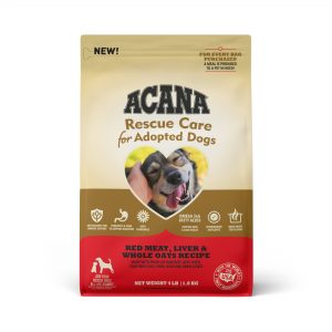 ACANA Rescue Care For Adopted Dogs Red Meat, Liver & Whole Oats Recipe Premium Dry Food