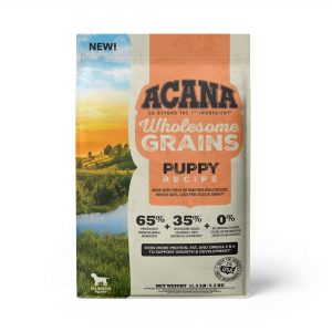 ACANA Wholesome Grains Puppy Recipe with Real Chicken, Eggs and Turkey Dry Food