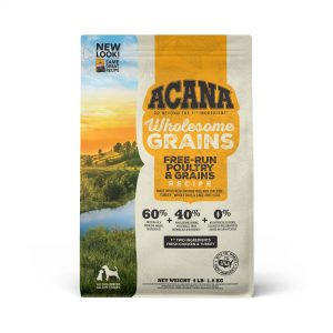 ACANA Wholesome Grains Free-Run Poultry & Grains Recipe Dry Dog Food, 4 lbs.