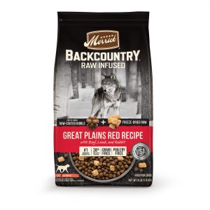 Homepage Review Merrick Backcountry Raw Infused Grain Free Freeze-Dried Great Plains Red Recipe Dry Dog Food, 20 lbs.