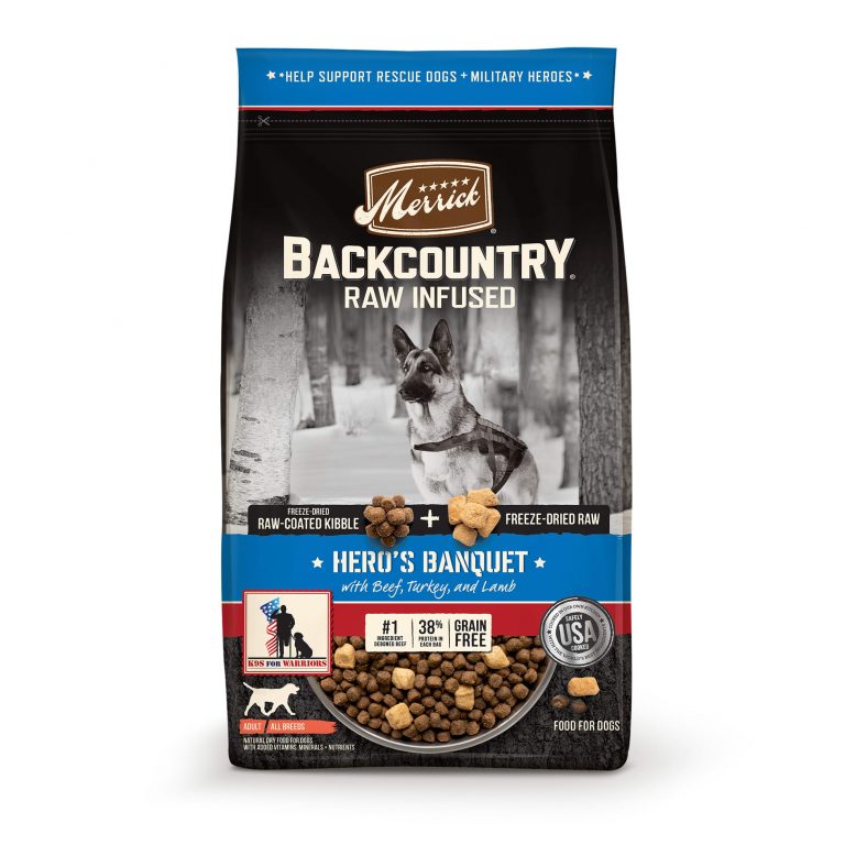 Merrick Backcountry Grain Free Raw Infused Pacific Catch Recipe Dry Dog