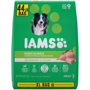 Homepage Recompare Review Iams Proactive Health Minichunks with Chicken & Whole Grain Recipe Adult Dry Dog Food, 44 lbs.