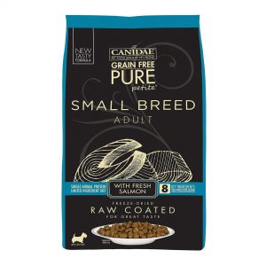 Canidae Pure Grain Free Petite Small Breed Limited Ingredient Diet Raw Coated with Fresh Salmon Dry Dog Food