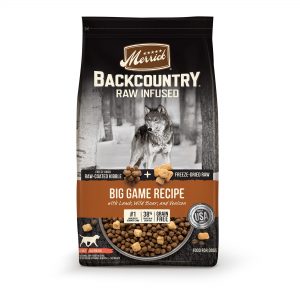 Homepage Recompare Review Merrick Backcountry Raw Infused Grain Free Big Game Recipe Dry Dog Food