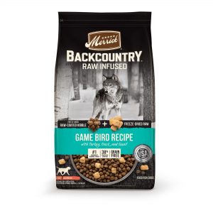Homepage Recompare Review Merrick Backcountry Raw Infused Grain Free Game Bird Recipe Dry Dog Food, 10 lbs.
