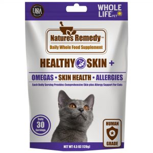 Whole Life Pet Nature's Remedy Skin & Allergy Support Whole Food Cat Supplement, 4.5 oz.