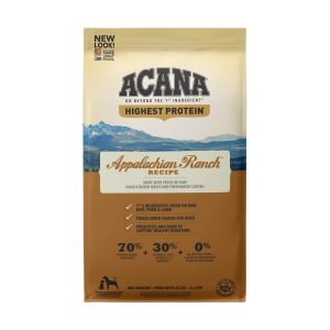 ACANA Appalachian Ranch Regionals Biologically Appropriate Dry Dog Food, 25 LB Bag, 25 LBS