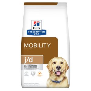 Hill's Prescription Diet j/d Joint Care Original Bites Chicken Flavor Dry Dog Food, 27.5 lbs., Bag